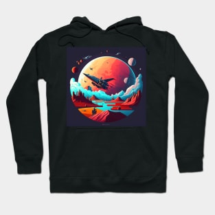 Conquering space Hoodie